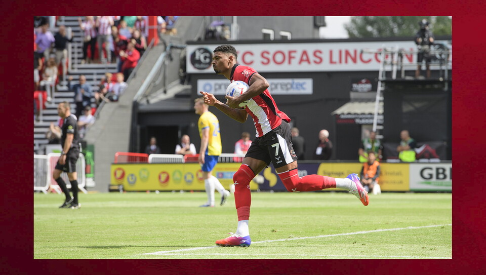 A match photo from City's home game against Portsmouth