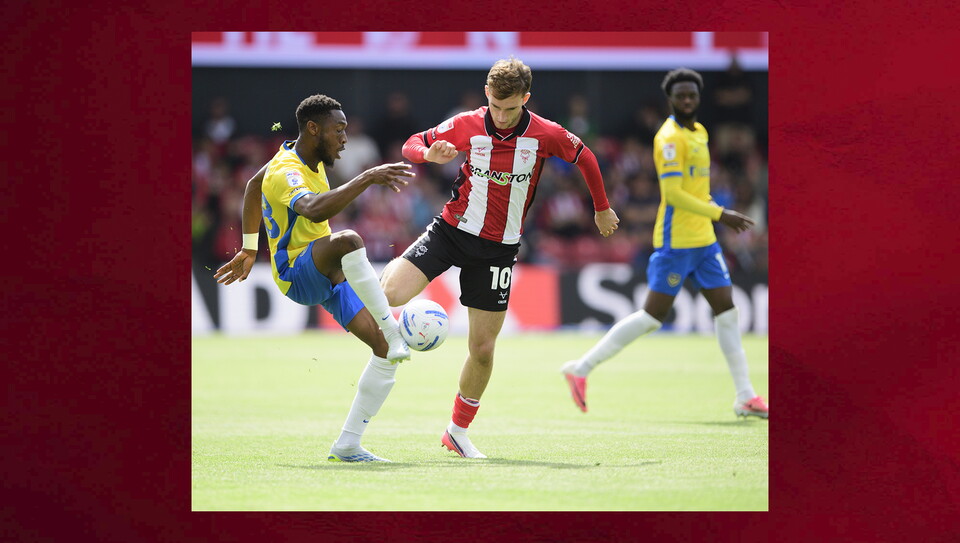 A match photo from City's home game against Portsmouth