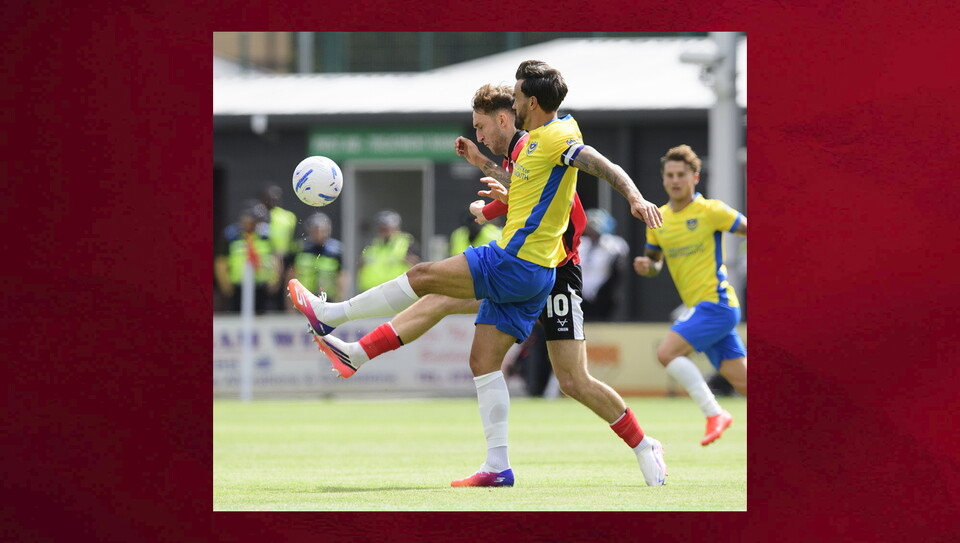 A match photo from City's home game against Portsmouth