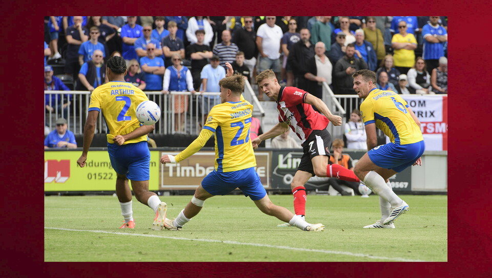 A match photo from City's home game against Portsmouth