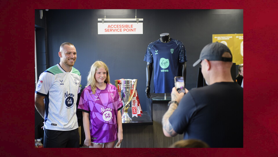 Supporters at third kit launch