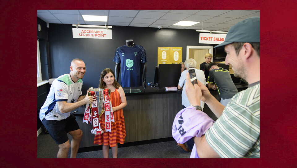 Supporters at third kit launch