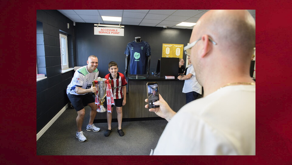 Supporters at third kit launch
