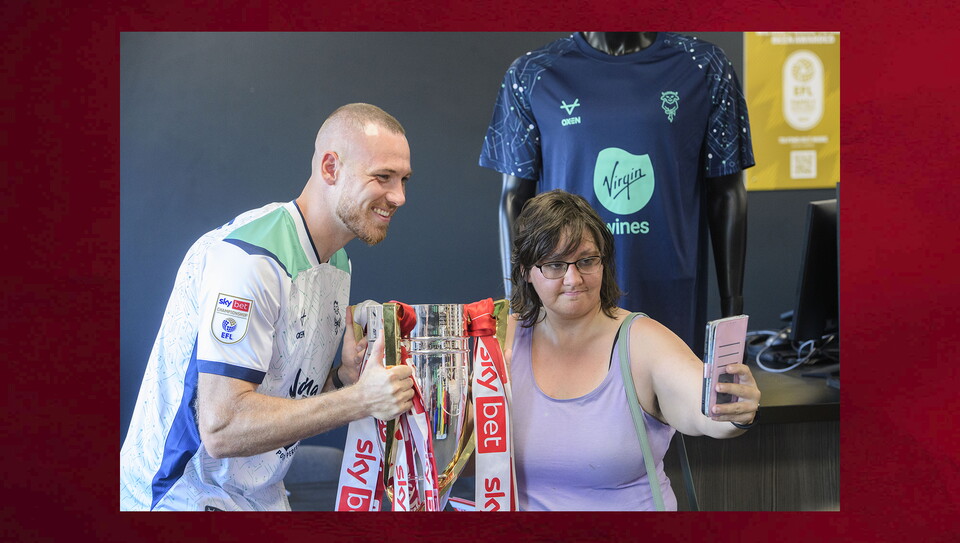 Supporters at third kit launch