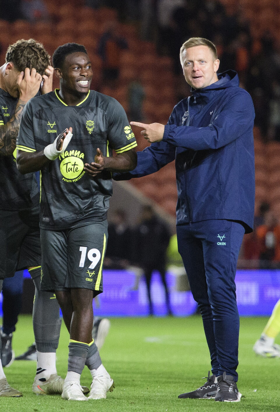 Tanto Olaofe and Tom Shaw