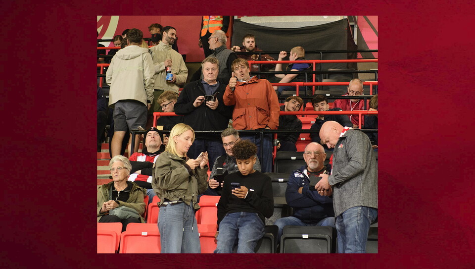 A fans photo from City’s cup game at Bournemouth