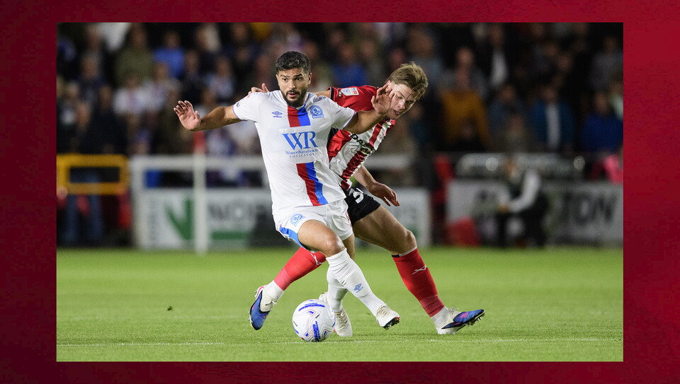 A match photo from City’s 0-0 draw against Blackburn Rovers