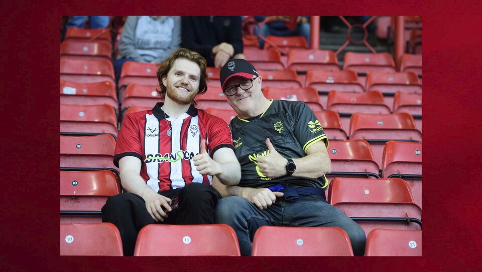 A fans photo from the Imps’ 1-0 win at Bristol City
