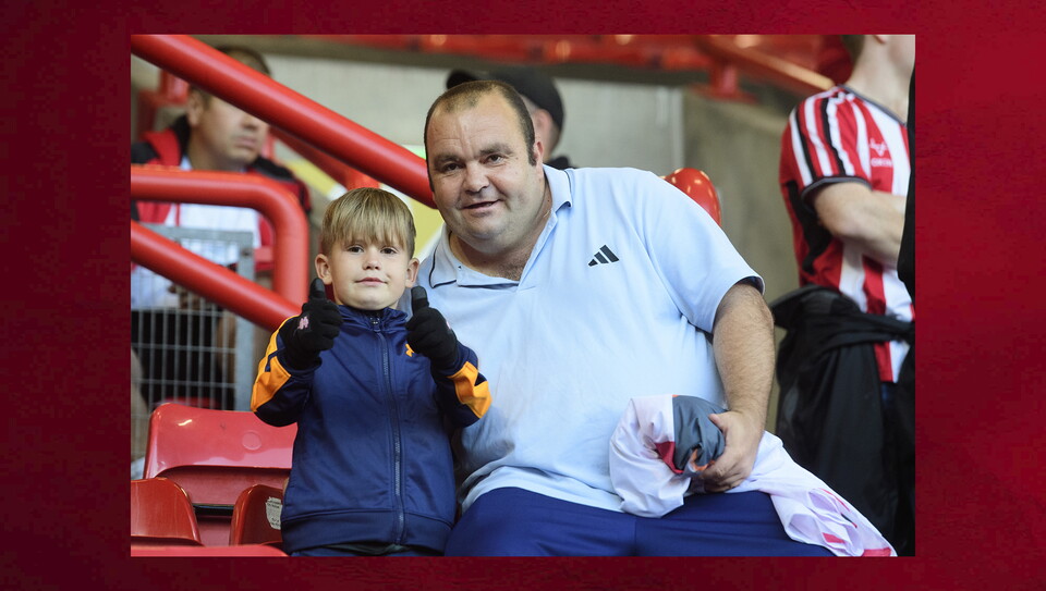 A fans photo from the Imps’ 1-0 win at Bristol City