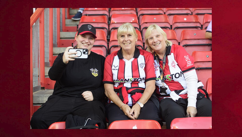 A fans photo from the Imps’ 1-0 win at Bristol City