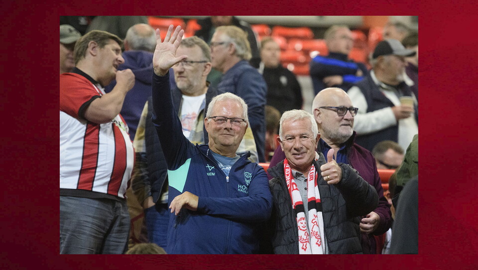 A fans photo from the Imps’ 1-0 win at Bristol City