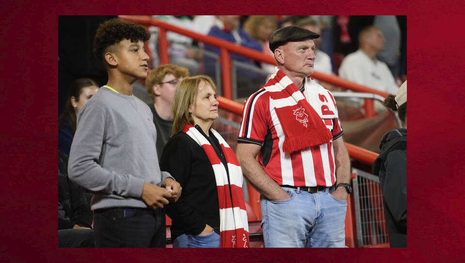 A fans photo from the Imps’ 1-0 win at Bristol City