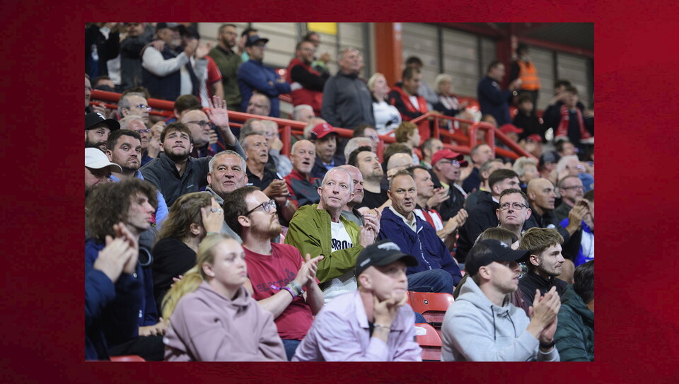 A fans photo from the Imps’ 1-0 win at Bristol City
