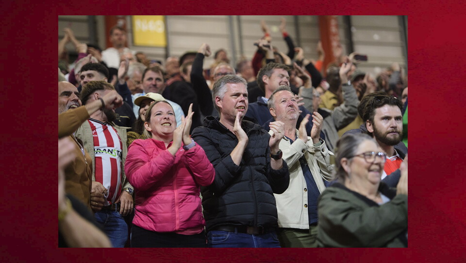 A fans photo from the Imps’ 1-0 win at Bristol City