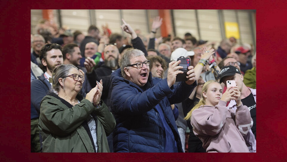A fans photo from the Imps’ 1-0 win at Bristol City