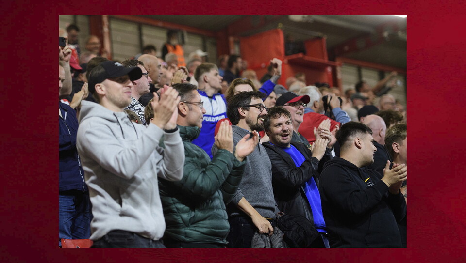 A fans photo from the Imps’ 1-0 win at Bristol City