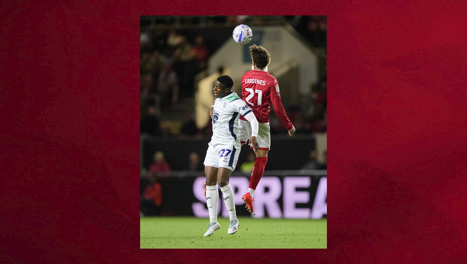 A match photo from the Imps’ 1-0 win at Bristol City