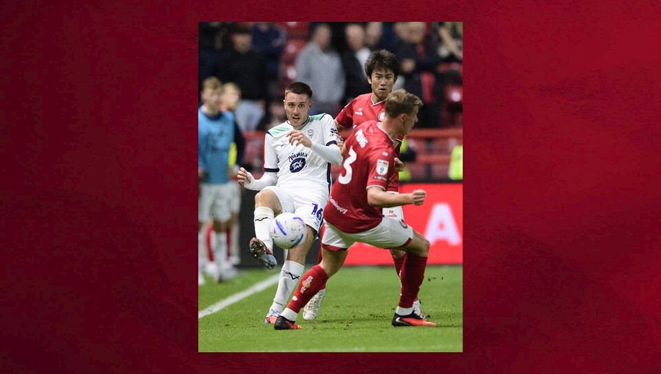 A match photo from the Imps’ 1-0 win at Bristol City