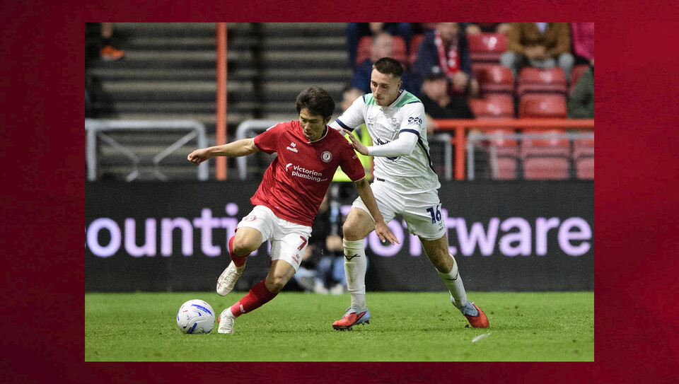 A match photo from the Imps’ 1-0 win at Bristol City