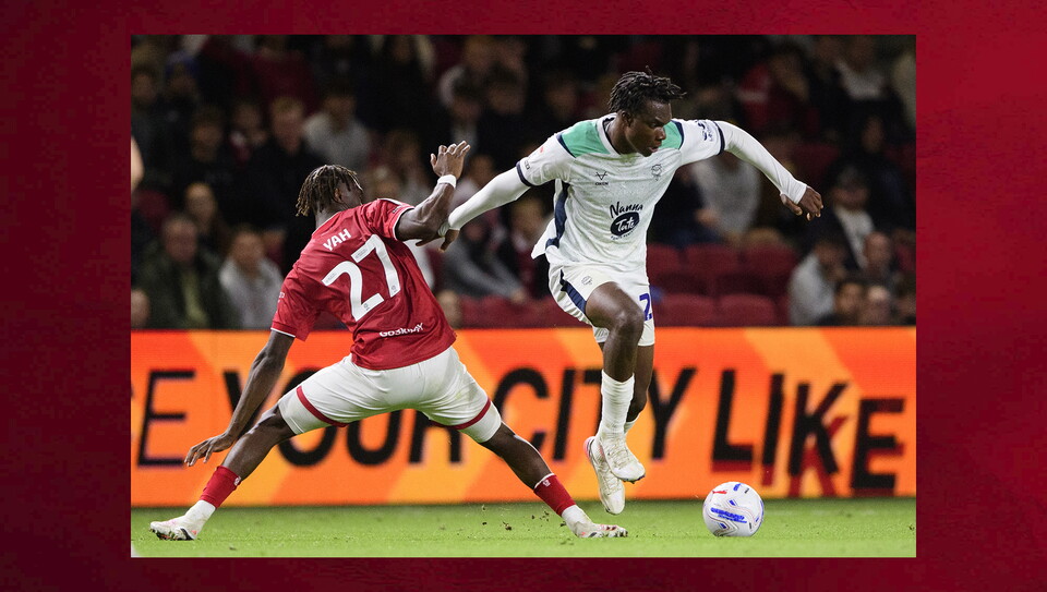 A match photo from the Imps’ 1-0 win at Bristol City