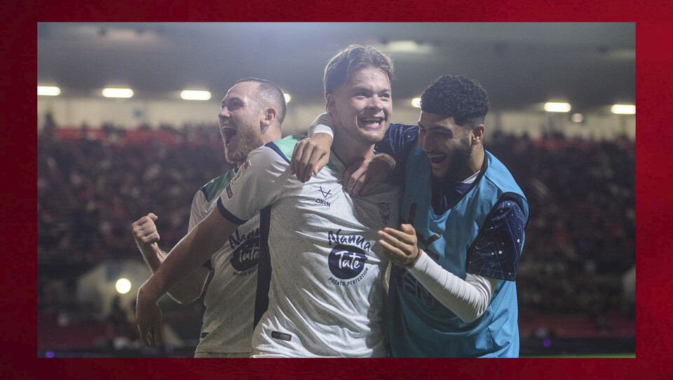 A match photo from the Imps’ 1-0 win at Bristol City
