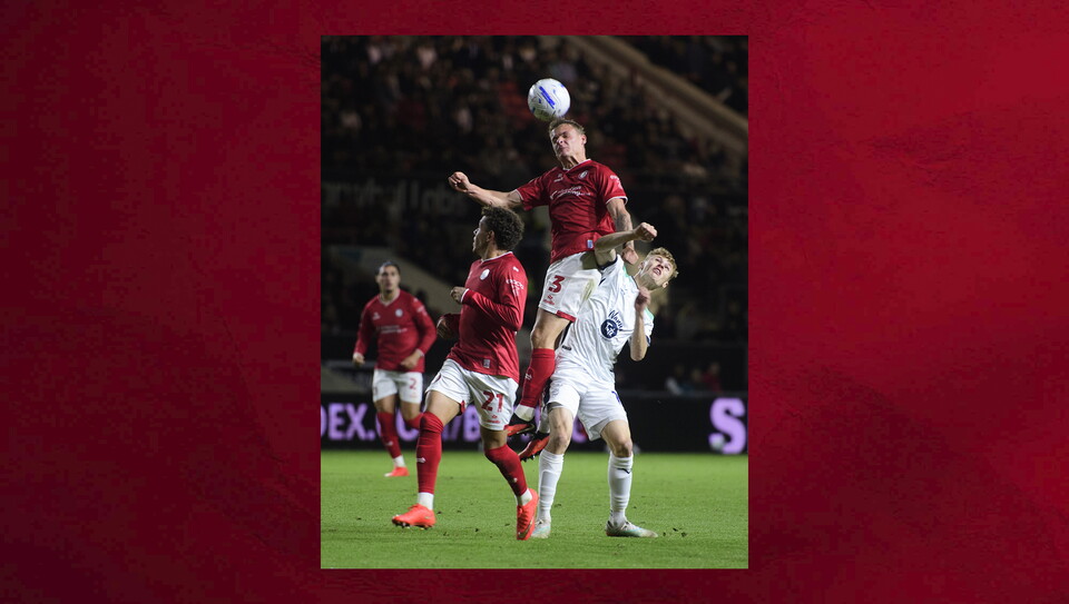 A match photo from the Imps’ 1-0 win at Bristol City