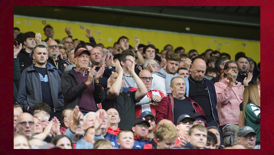 A fans photo from City’s 1-0 win at Preston