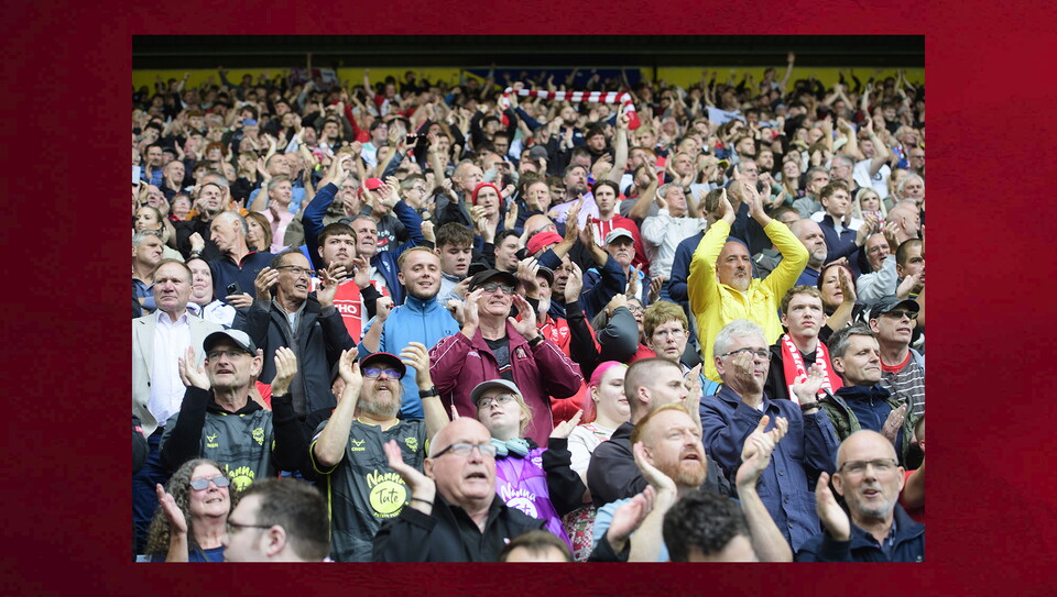 A fans photo from City’s 1-0 win at Preston