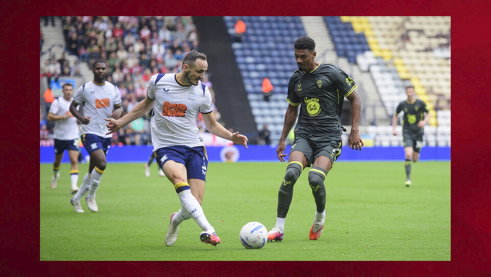 A match photo from City’s 1-0 win at Preston