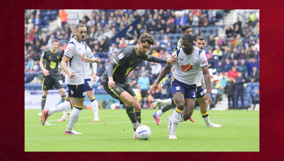 A match photo from City’s 1-0 win at Preston