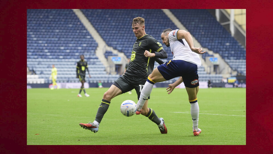 A match photo from City’s 1-0 win at Preston