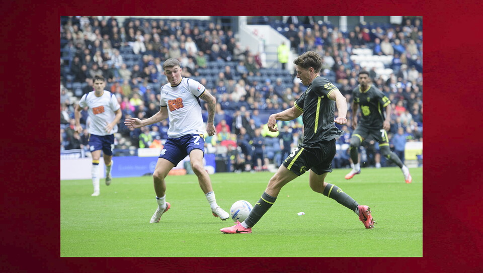 A match photo from City’s 1-0 win at Preston