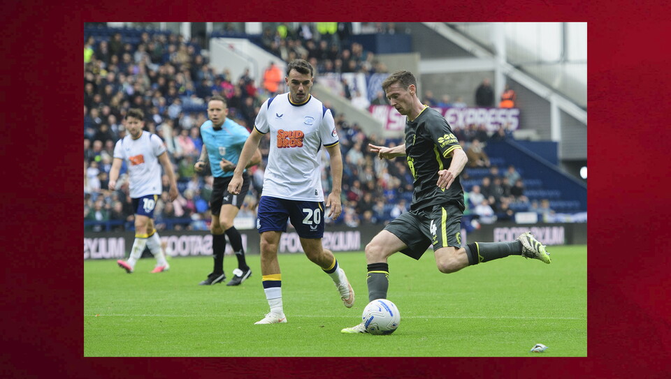 A match photo from City’s 1-0 win at Preston
