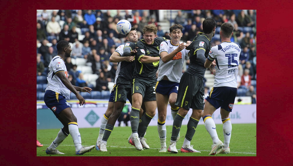 A match photo from City’s 1-0 win at Preston
