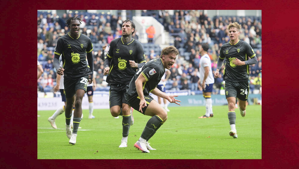 A match photo from City’s 1-0 win at Preston