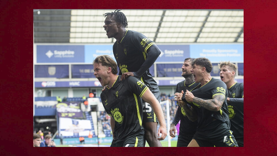 A match photo from City’s 1-0 win at Preston