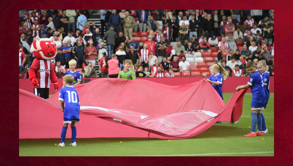 A matchday experience photo from City's 1-1 home draw against Southampton