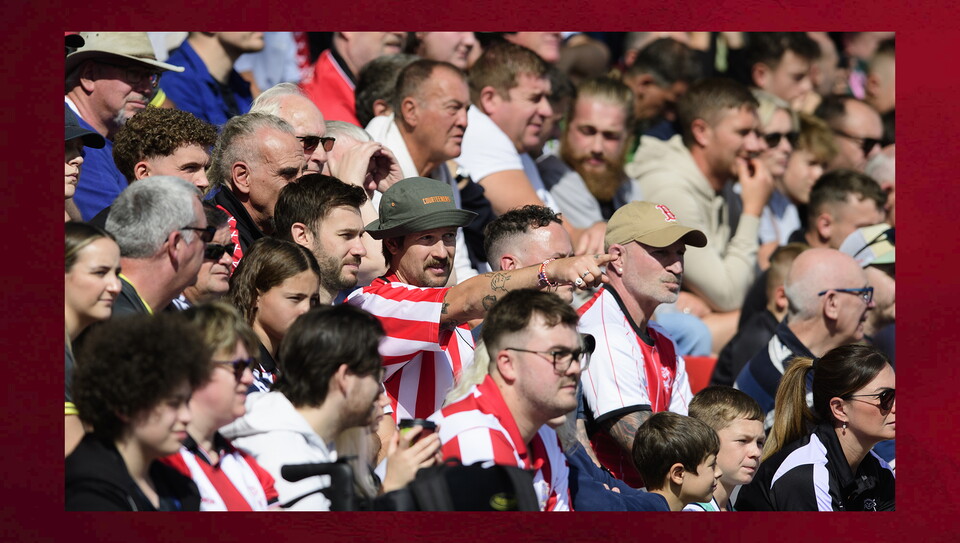 A fans photo from City’s home game against Southampton