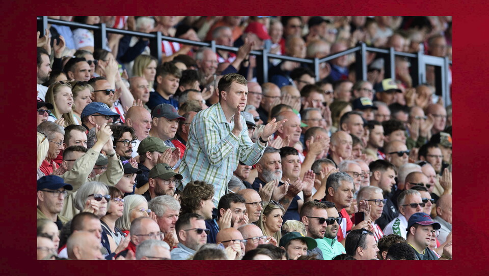 A fans photo from City’s home game against Southampton