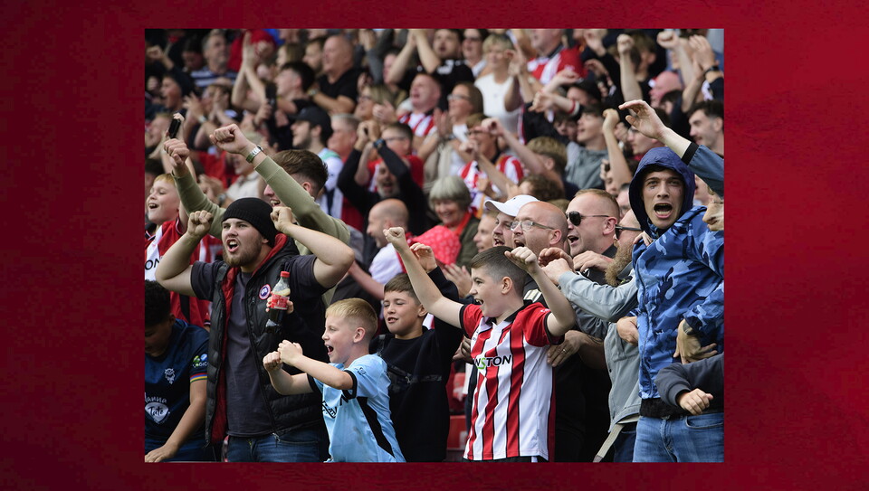 A fans photo from City’s home game against Southampton