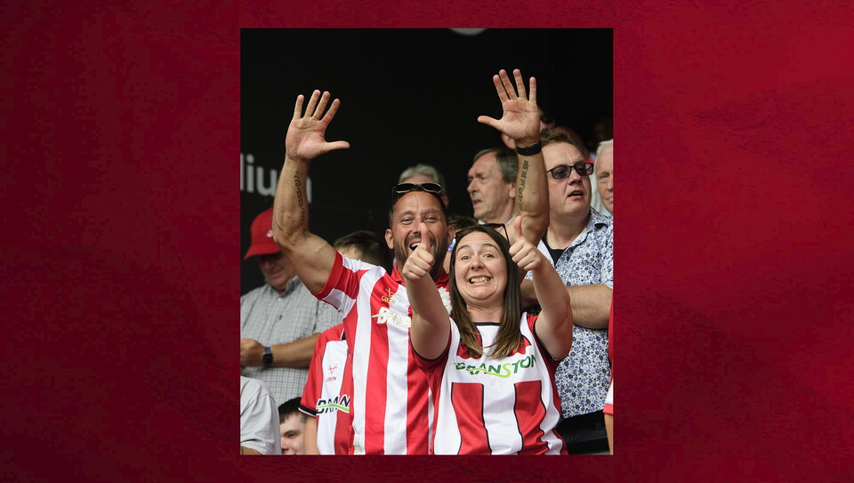 A fans photo from City’s home game against Southampton