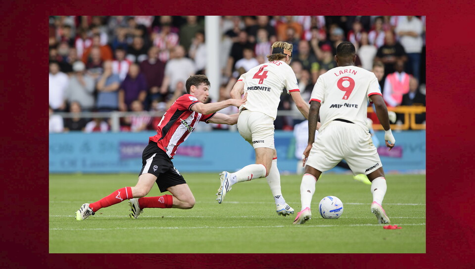 A match photo from City’s home game against Southampton