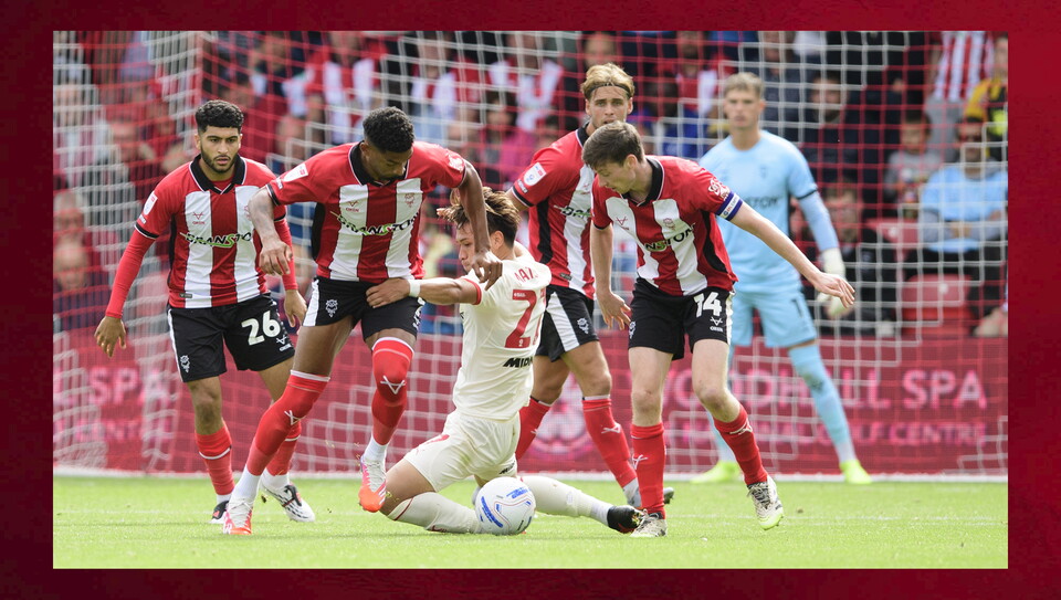 A match photo from City’s home game against Southampton