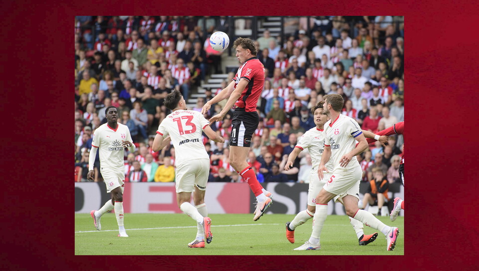 A match photo from City’s home game against Southampton