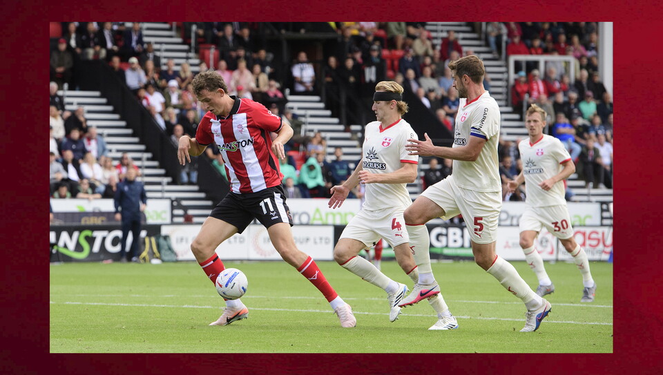A match photo from City’s home game against Southampton