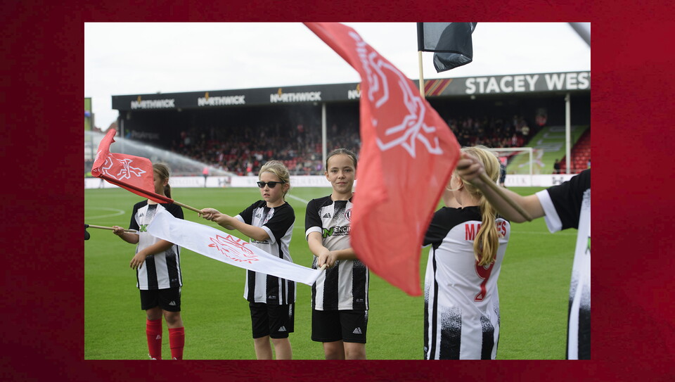 A matchday experience photo from Lincoln v Swansea