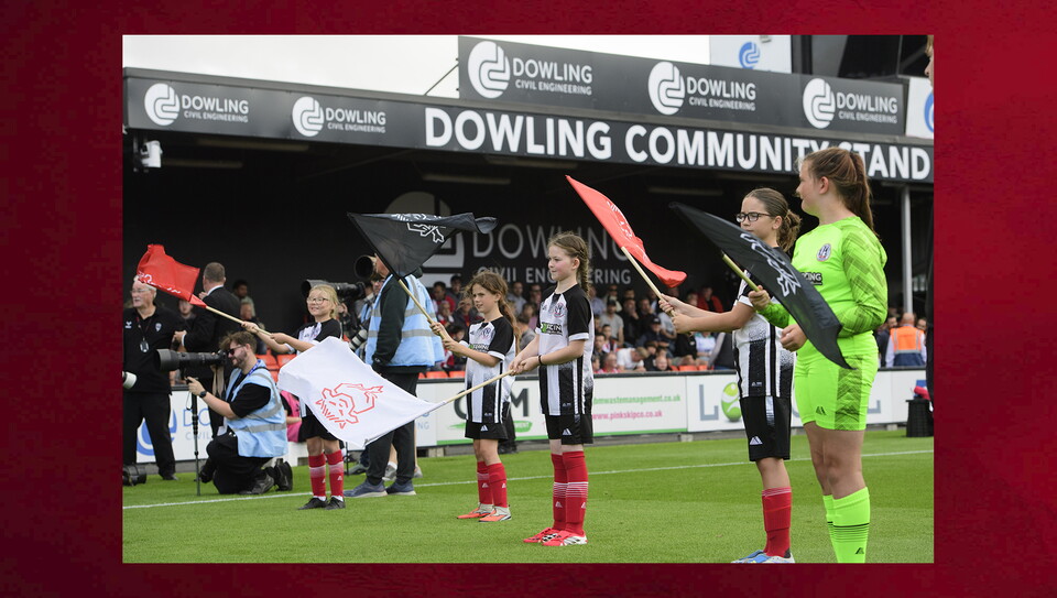 A matchday experience photo from Lincoln v Swansea