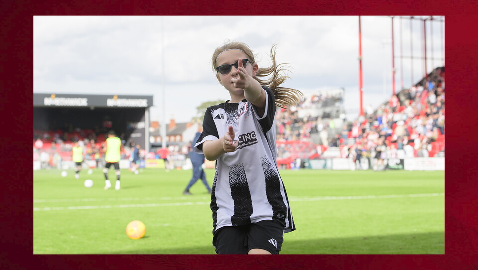 A matchday experience photo from Lincoln v Swansea