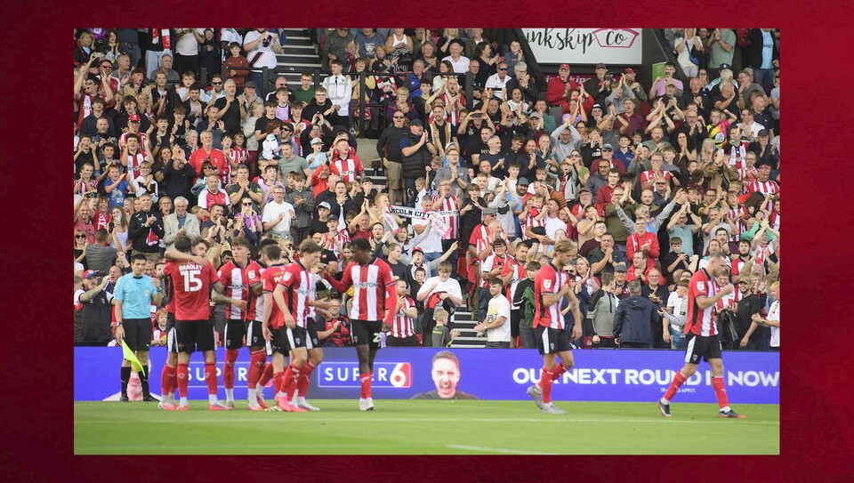 A fans photo from City's game against Swansea