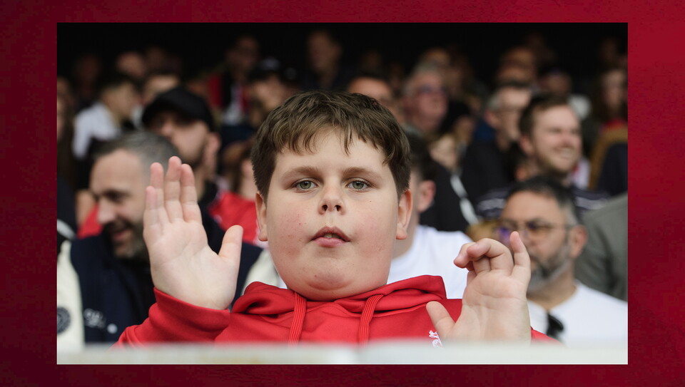 A fans photo from City's game against Swansea